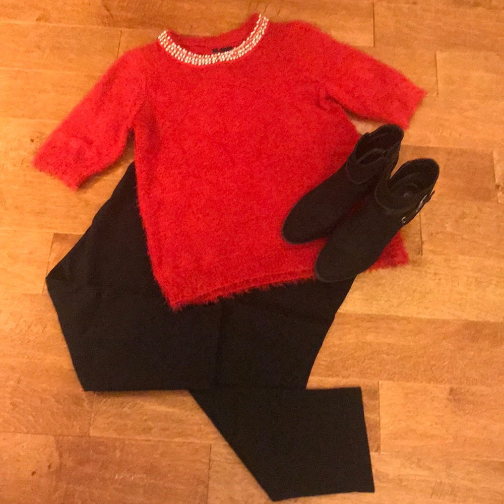 New Directions Petite Large, RedSweater